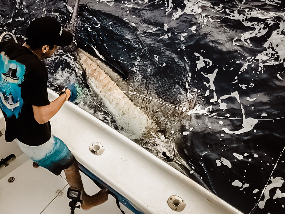 Dropcast Fishing crew aboard the Cresta 46ft Amalu in Vanuatu