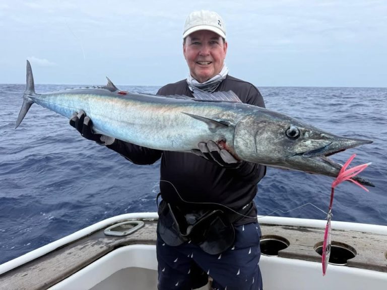 Wahoo caught trolling in Vanuatu